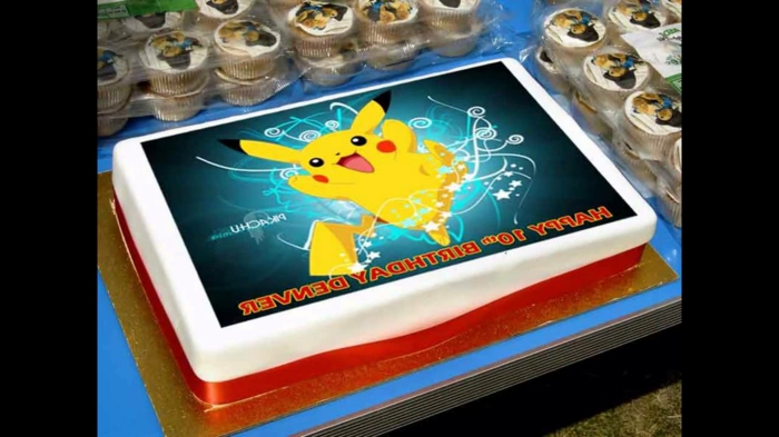 הרעיון עבור עוגת פוקימון נחמד להסתכל - הנה תמצית pikachu פוקימון קטן