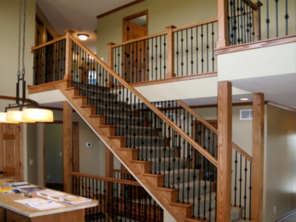 ouvert escalier avec bois construction-design intéressant