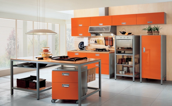 modèle orange-cuisine-design-super