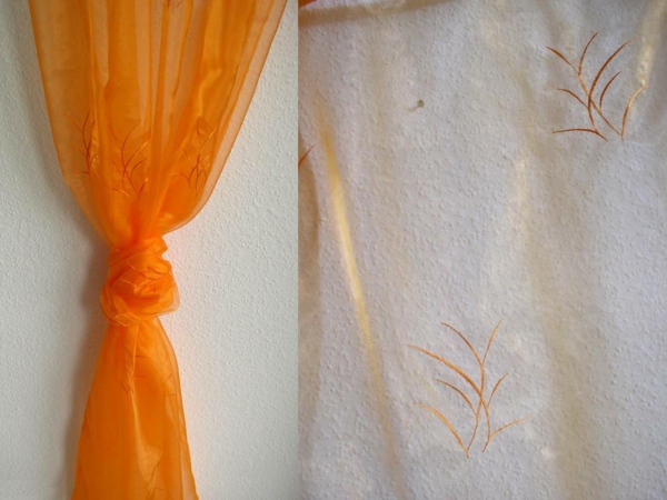 organza-rideaux-orange-couleur - l'air très doux