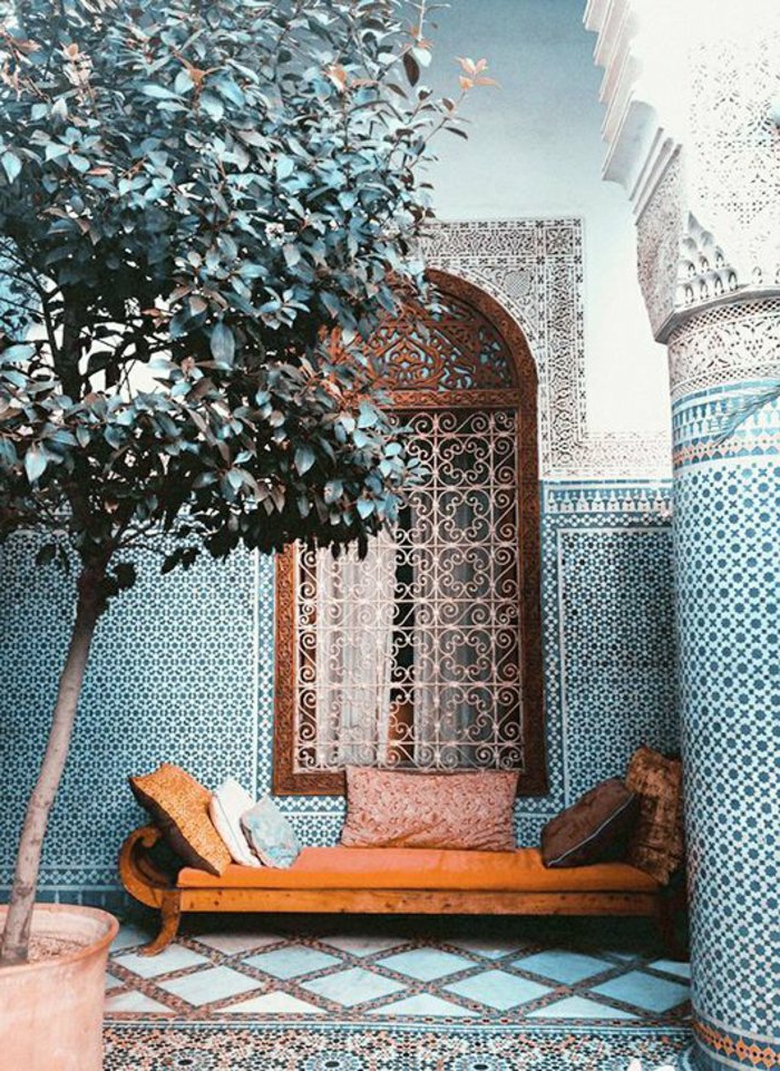 מנורות המרוקאים קישוטים עבור הגן הסגור אוריינטלי בסגנון דקו כריות וסדין חלון קישוט החלון