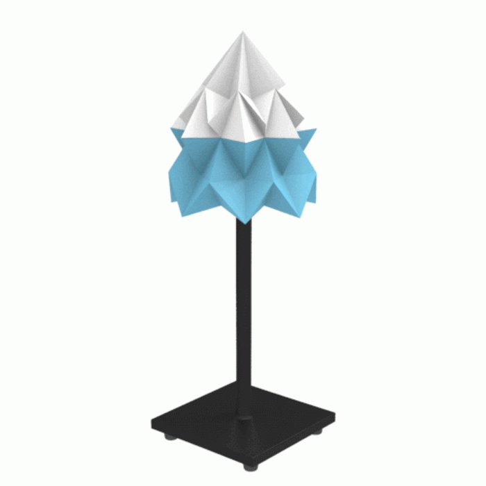 origami-lámpaernyő-egyszerű DIY utasításokat