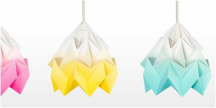 origami lampshade-man-can-customize-his-custom-origami lampshade