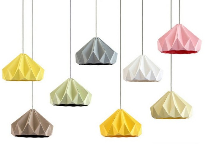 origami-búra eredeti origami-lámpaernyők