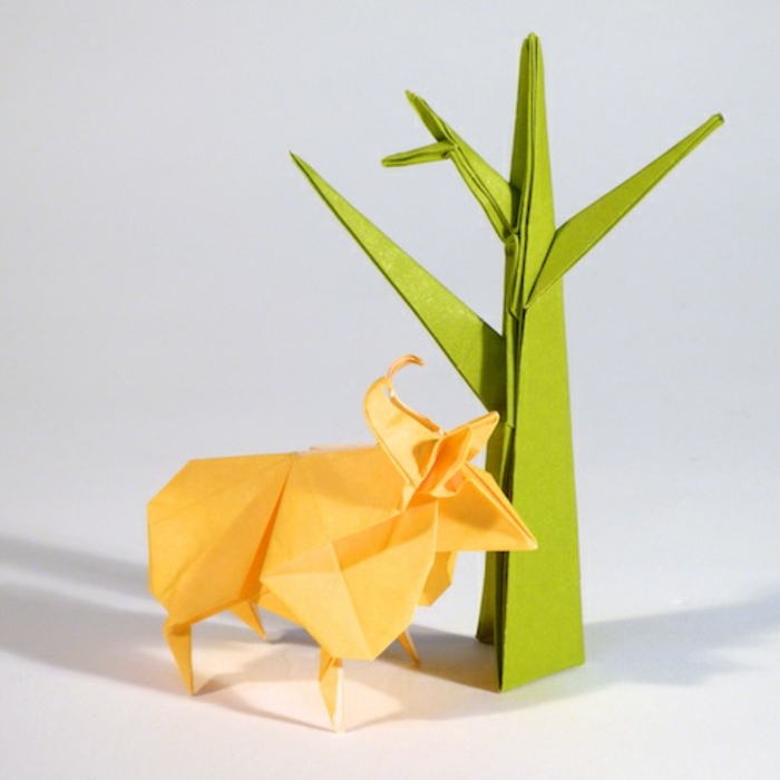 אוריגמי-חיות-א-צהוב-ילד