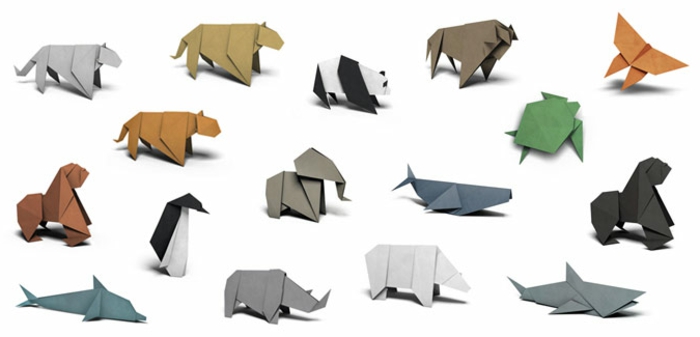 רעיון אוריגמי-חיות-מעניין-DIY