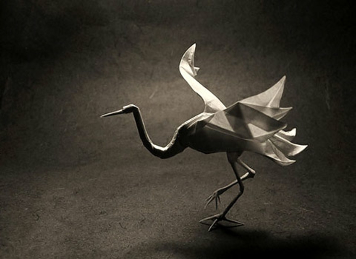 origami-animals-crane - सुंदर मॉडल