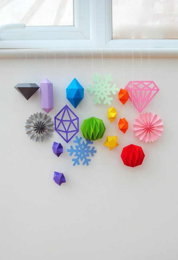 origami- से-क्रिसमस-सुपर-सुंदर-रंगीन-रंग - विभिन्न रंग