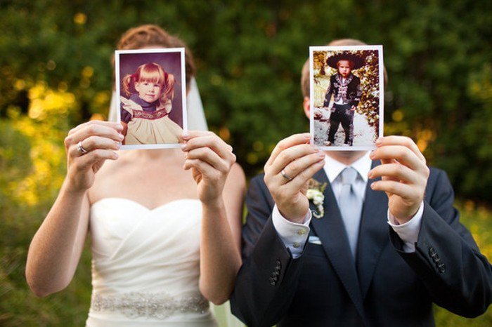 photos de mariage originales idées la mariée et le marié-à-enfants