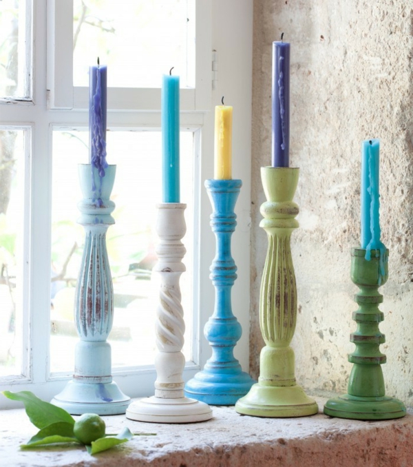 Candlestick original-un-grand-décoration-pour-home en différentes variantes et couleurs