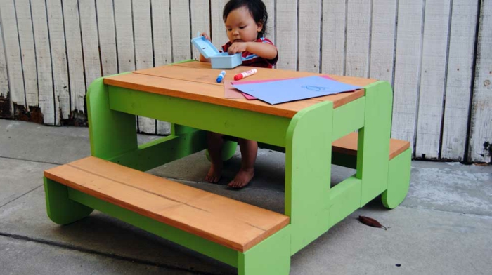 原来，孩子的办公桌自己动手 - 构建 - 有趣的思路，DIY