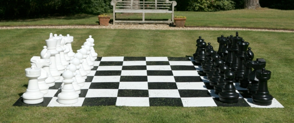 الشطرنج في الهواء الطلق حديقة الشطرنج