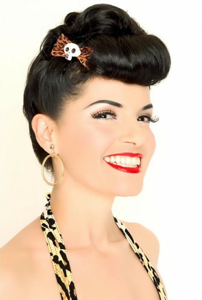 pin-up coiffures-rockabilly-cheveux-50-ans-style