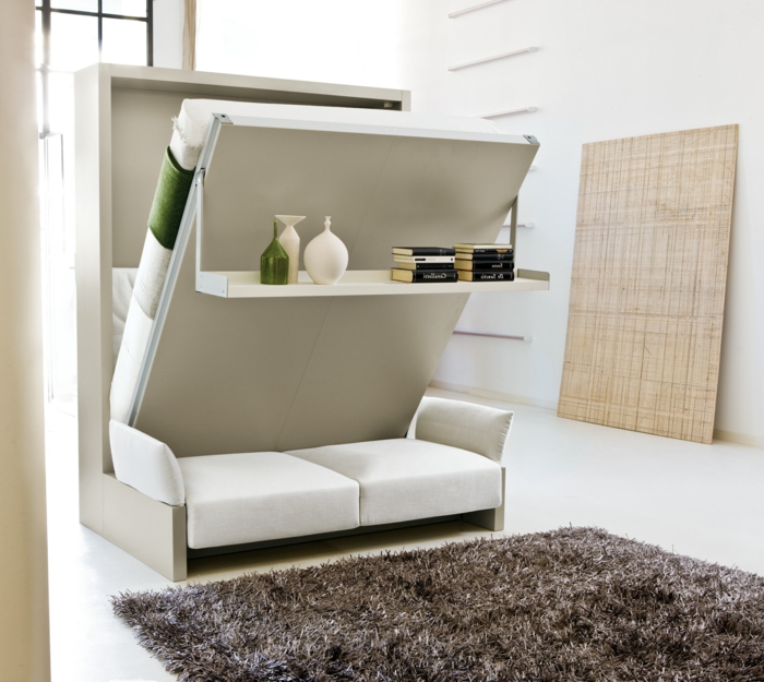 节省空间的家具创意设计 - 通过张床