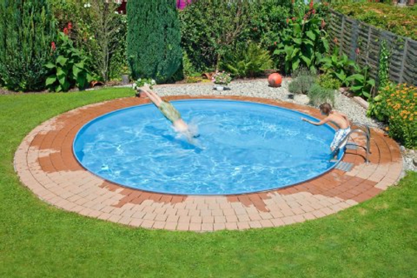 pool-self-build-round-from - beau jardin design