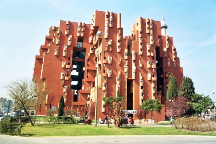 posztmodern archtektur-Vörös-épület