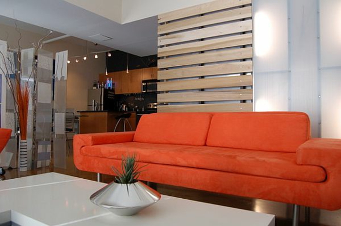 空间trenner-的木现代橙色沙发