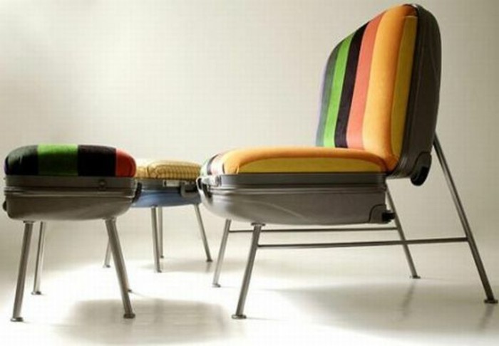 le recyclage Tinker attractif chaise
