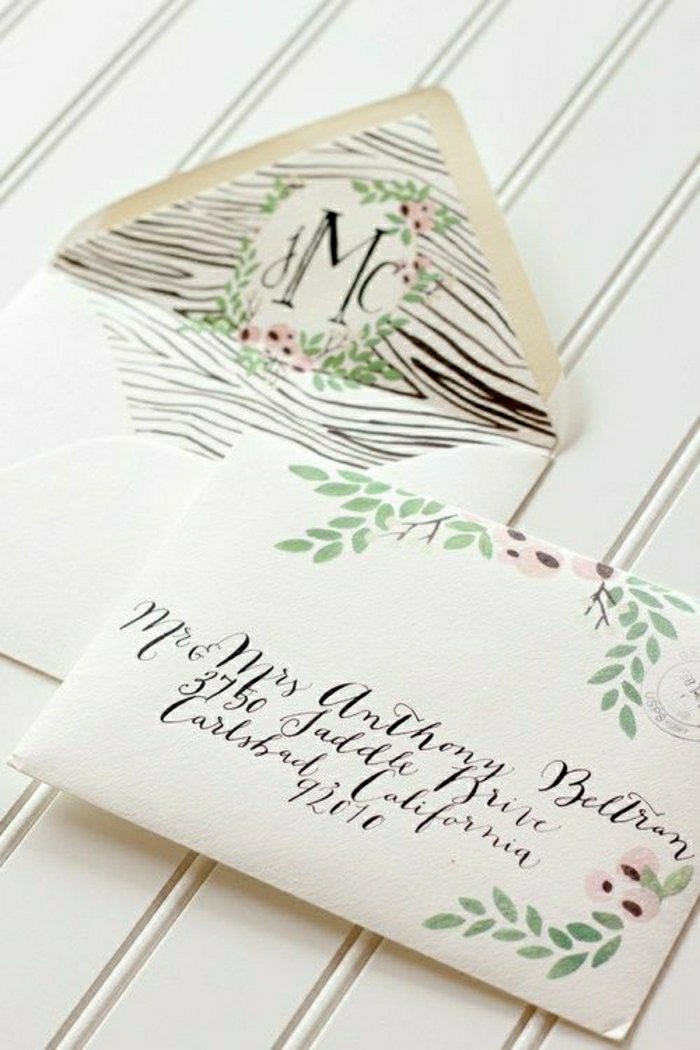 ρομαντικό γάμο κάρτες με τη διακόσμηση λουλουδιών πρόστιμο γραμματοσειράς Κομψό, εξαιρετικό design
