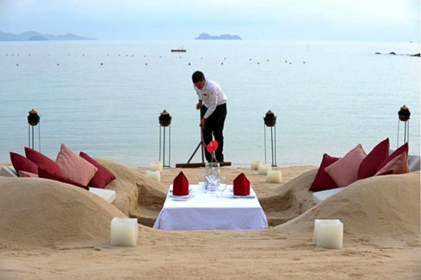 romanttinen-ideoita vs. beach-luova suunnittelu