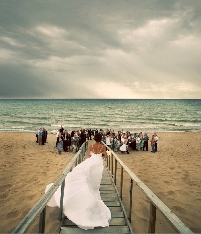 romantique image de mariage mariage la plage