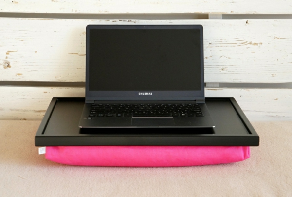 लैपटॉप के लिए महान-गुलाबी कुशन
