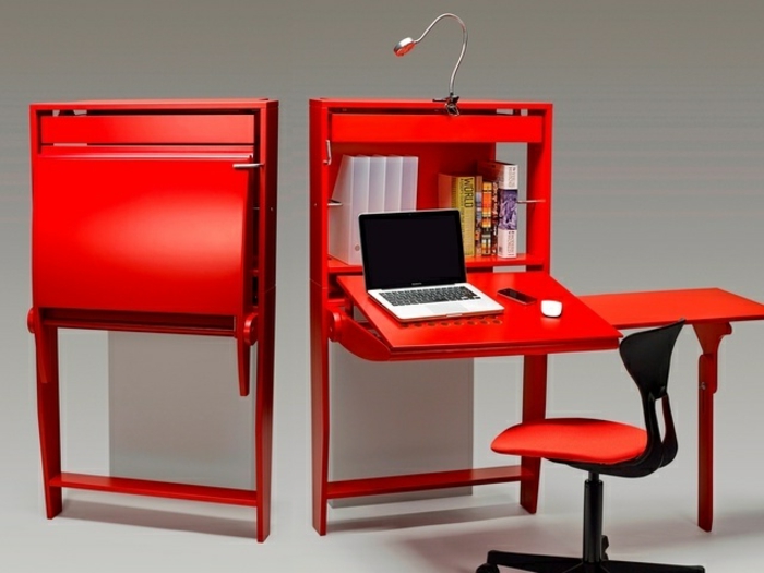 节省红色空间的家具，有趣的思路换DIY