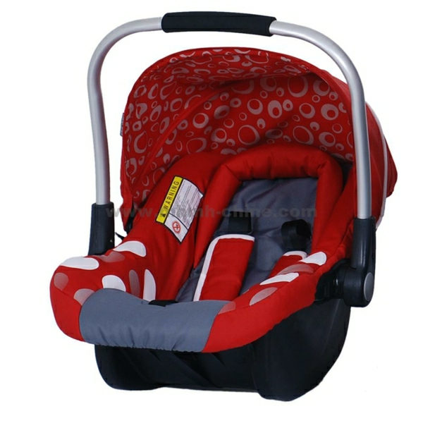 κόκκινο αυτοκίνητο παιδικού καθίσματος με μοντέρνο σχεδιασμό με την ασφάλεια στο αυτοκίνητο-baby-καθίσματα αυτοκινήτων