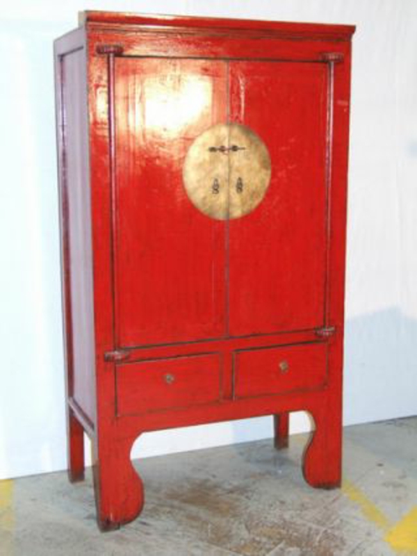 червен шкаф-китайски мебели - много хубав модел