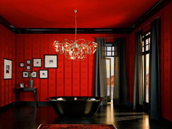 红色的哥特式房
