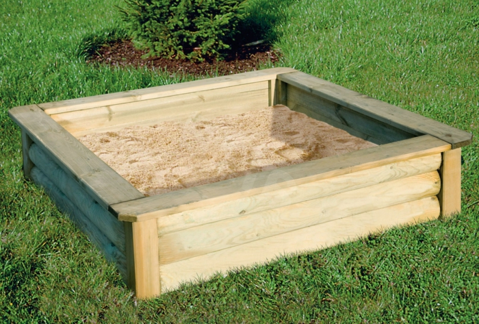sarkára fa-modell-with-négy sandbox-