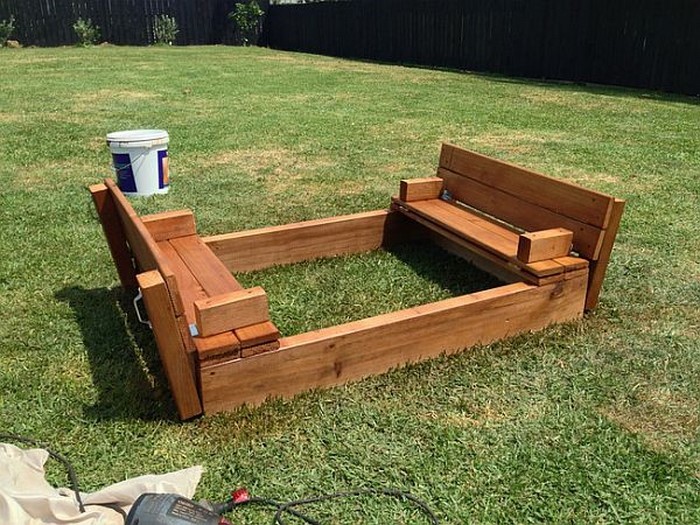 沙箱自己建造沙箱Holzdesign