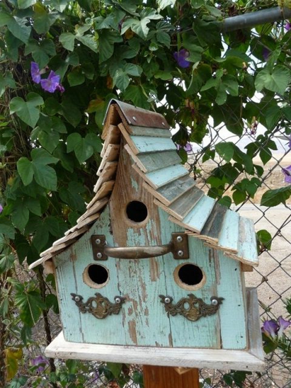 όμορφη Bird Bird Σπίτια-yourself αποφάσεων από ξύλο