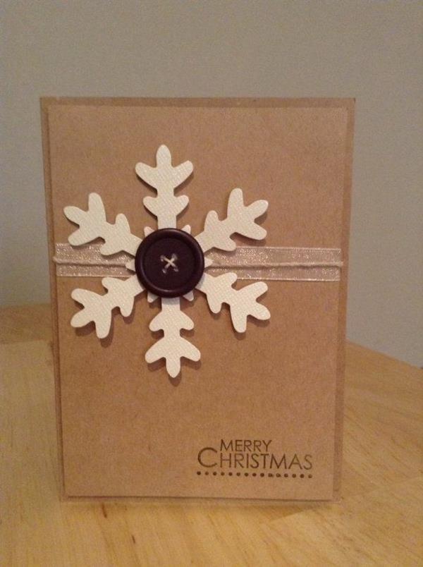loistava joulukortti-kanssa-lumihiutale-itse-tinker-Kauniit joulukortit tehdä itse