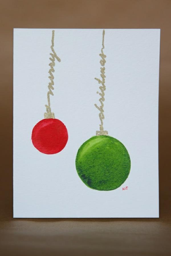 belle-Noël-carte-vous-même-artisanat-cool-idées Belles cartes de Noël font votre propre