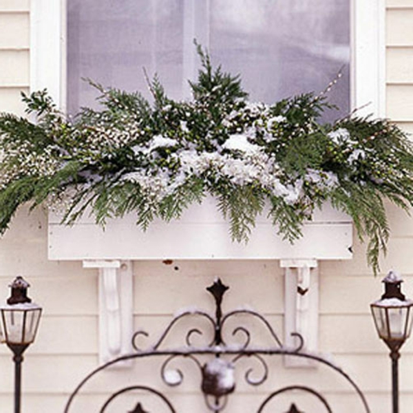 gyönyörű-deco-on-the-window-a-karácsony-fehér design