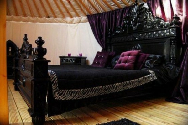 美丽的哥特式卧室设计
