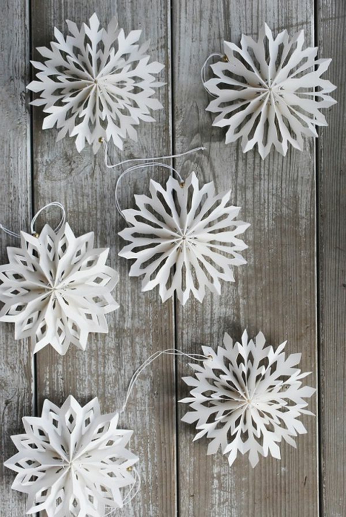 सुंदर रचनात्मक-शीतकालीन सजावट फांसी Snowflakes के- कागज