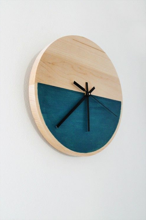 ωραίο-Dekoelement τοίχο ρολόι-από ξύλο