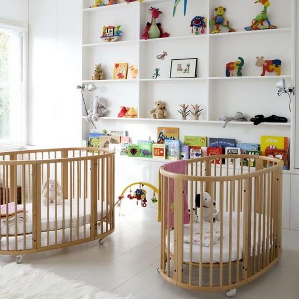 chambre à coucher Meubles-bébé --beautiful-bébé chambre dans un décor rétro-bébé idées