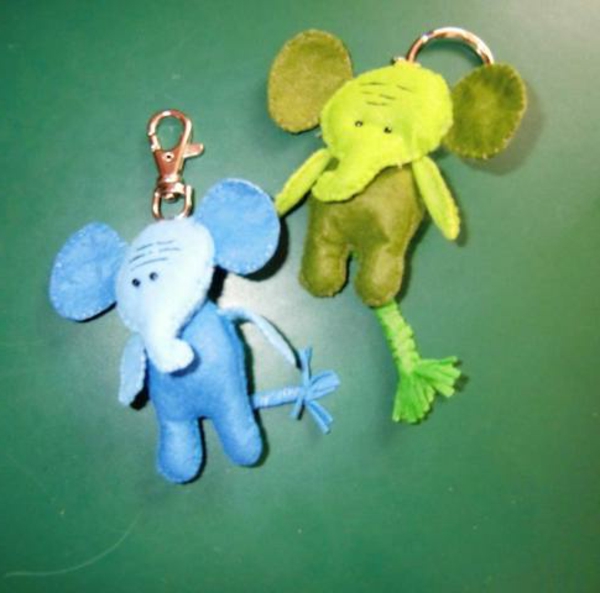 מחזיקי מפתחות-בעצמך-לעשות-שני-Elefante