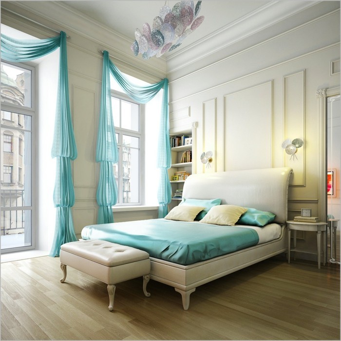 卧室 - 现代Fensterdeko窗帘