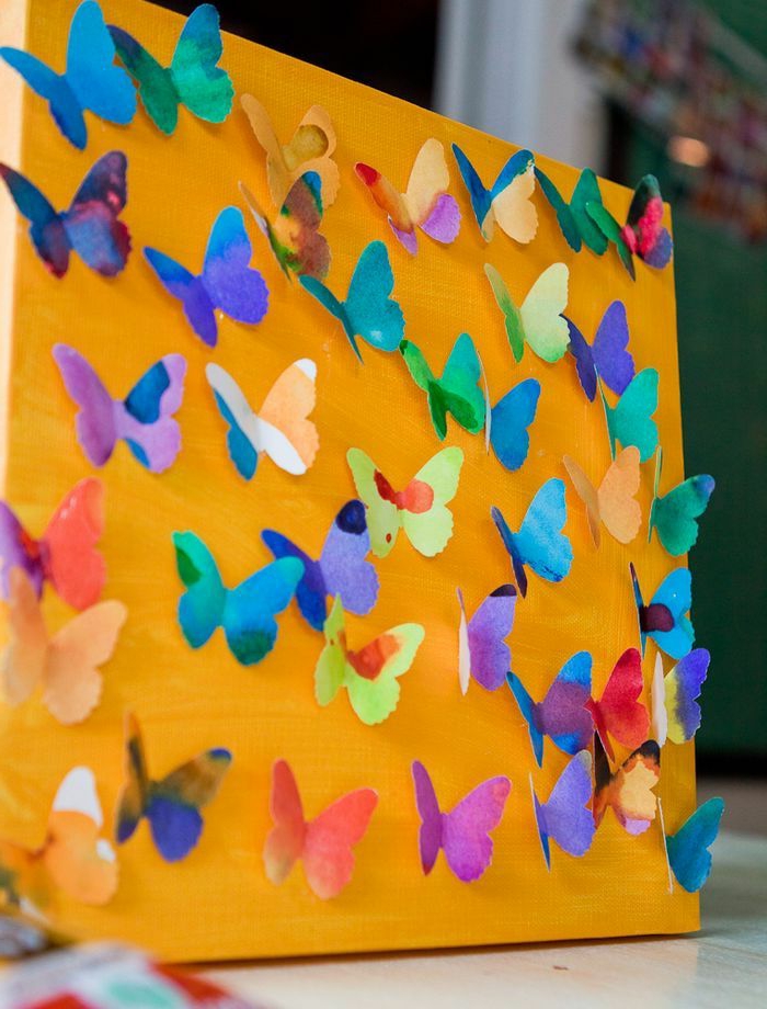 तितलियों डेको-कई रंगीन Modells