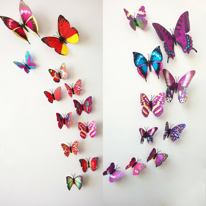 तितलियों डेको-दो सुंदर-छवियों