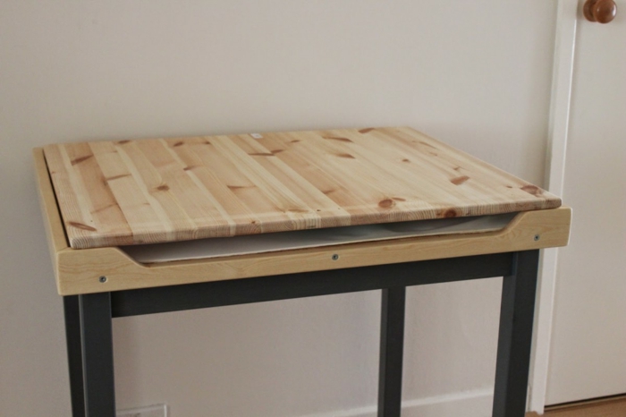 placa de escritorio Mesas de madera-modelo de ahorro de espacio