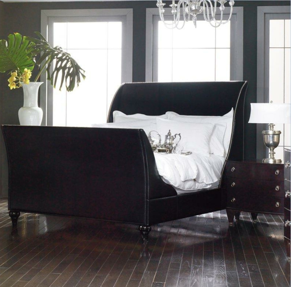 黑墙颜色为卧室超级床