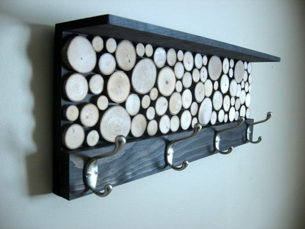 自然木材墙钩的极有趣的设计