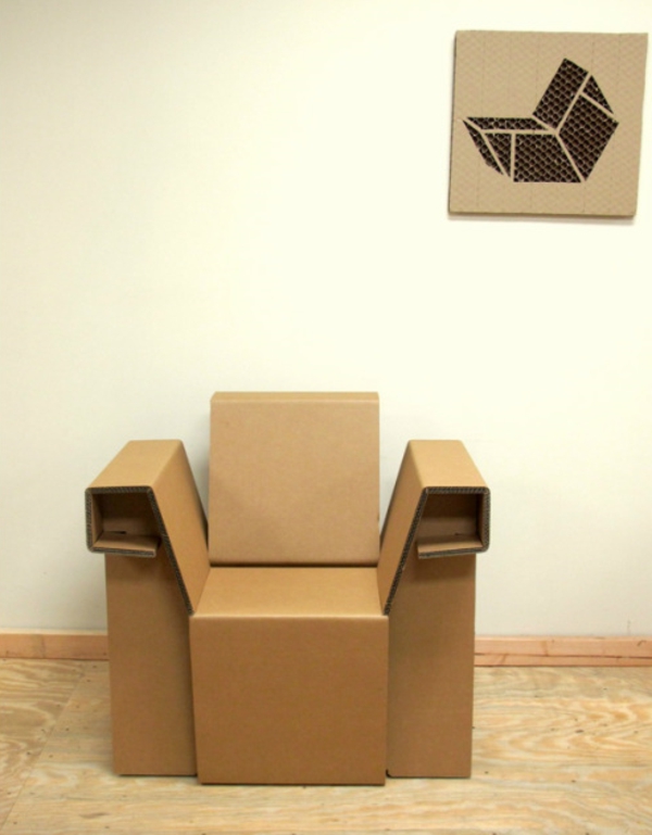 silla-de-cartón-efectivo-muebles de cartón-muebles-de-cartón
