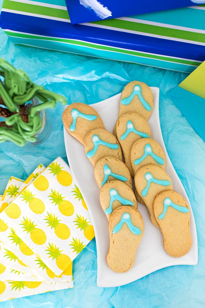 Cookie-flip-flopit, luovat ideoita juhlatilaisuuksille, kesätapahtuman järjestäminen, silmä syö!