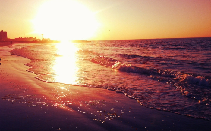 सूर्य और समुद्र तट-सुपर-सुंदर डिजाइन-सूर्यास्त